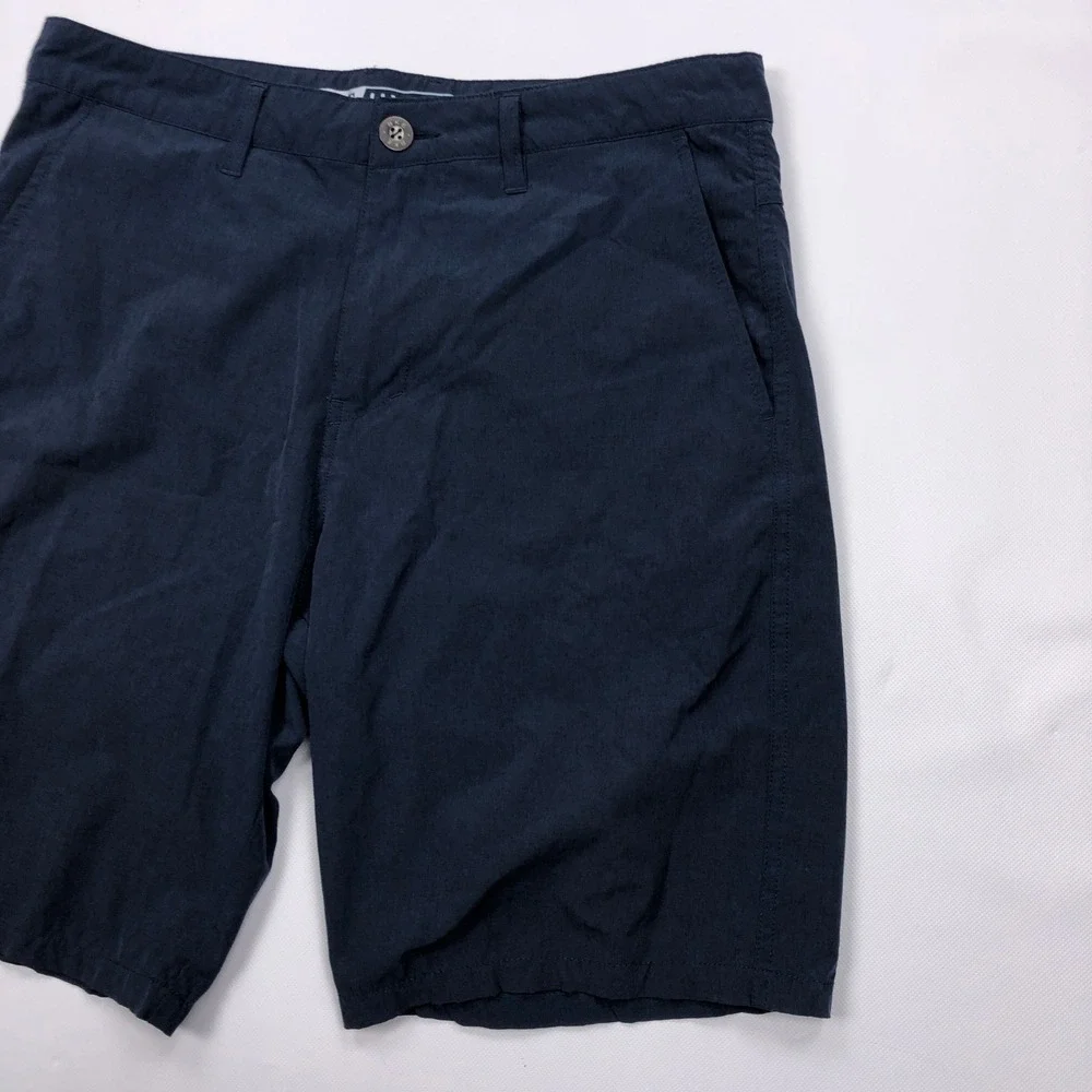 BKE Hybrid Shorts Mens 33 Navy Blue Standard Fit Quick Dry 10